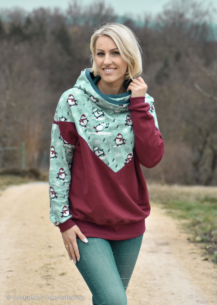 Bordeaux Sweatshirt Fleece