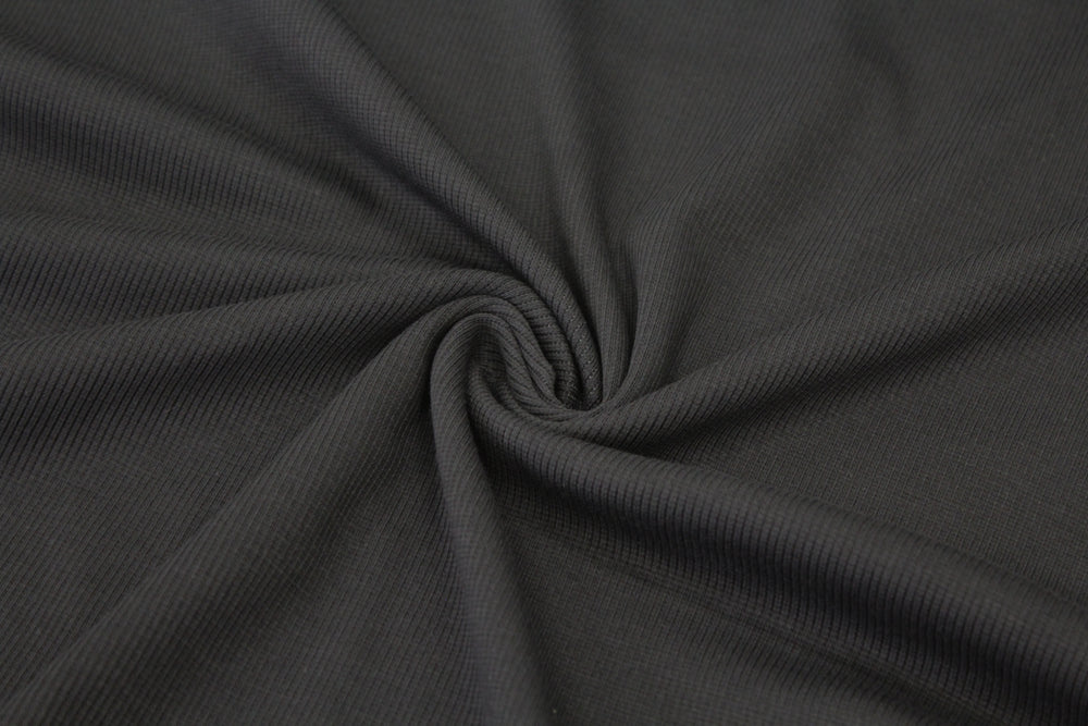 Black Rib Jersey 2x1