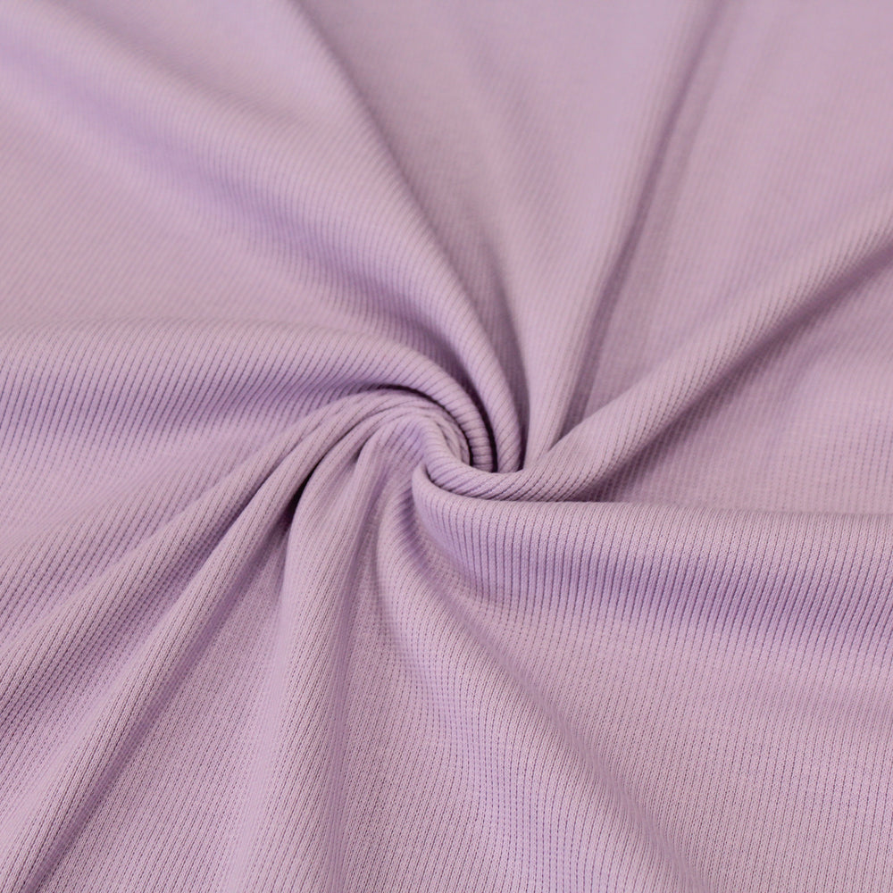 Lilac Rib Jersey 2x1