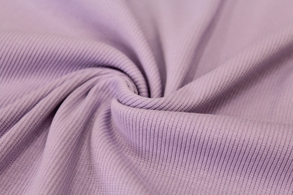 Lilac Rib Jersey 2x1