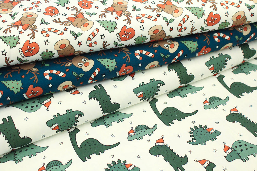 Christmas Dinos Organic Jersey