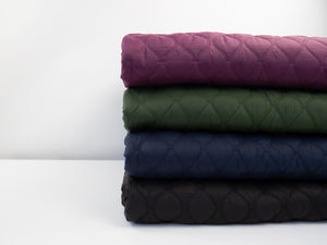 Matilda Black Quilted Doubleface