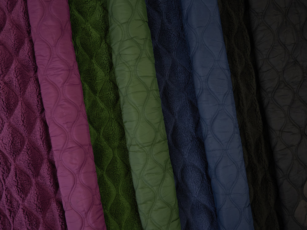 Matilda Black Quilted Doubleface