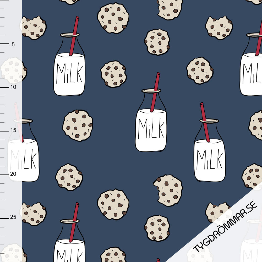 Milk and Cookies Dark Blue Organic Jersey