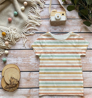 Multi Stripes Organic Jersey