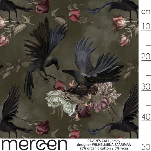 Raven's Call Organic Jersey, Dark Khaki