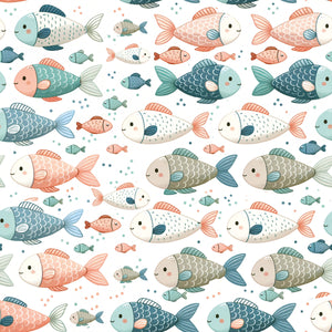 School of Fish Pastel Organic Jersey