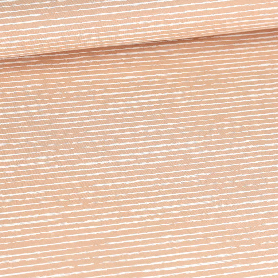 Sketchy Stripes Fawn Jersey