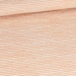 Sketchy Stripes Fawn Jersey