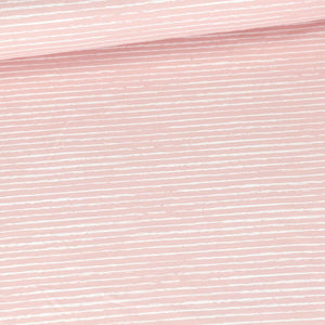 Sketchy Stripes Light Pink Jersey
