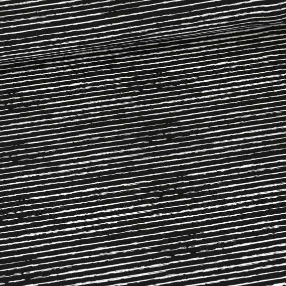 Sketchy Stripes Black Jersey