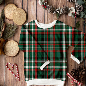 Small Plaid Green Organic Jersey