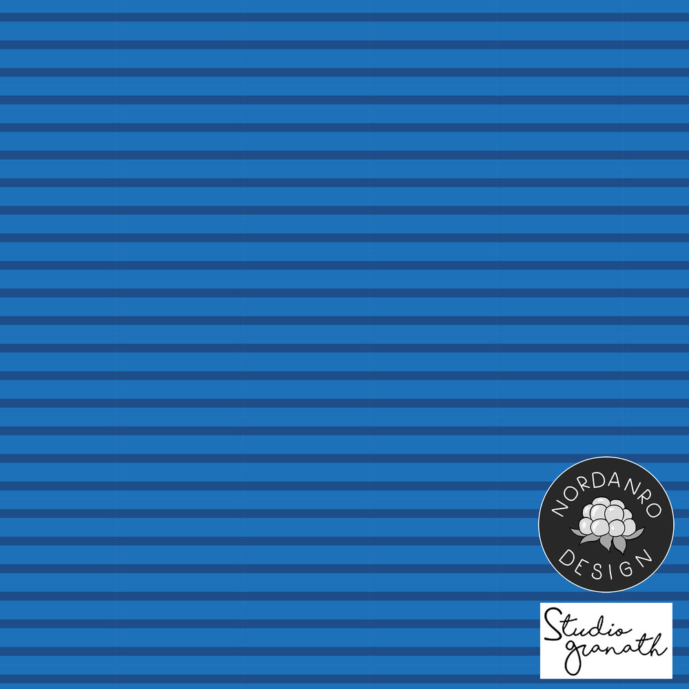 Stripes Blue Organic Jersey