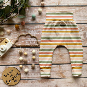 Peach Stripes Organic Jersey