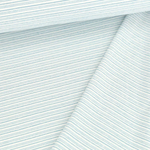 Yarn Dyed Stripes Blue Organic French Terry