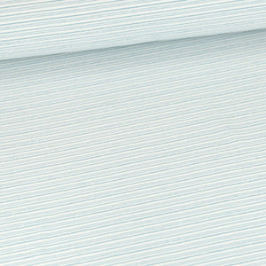 Yarn Dyed Stripes Blue Organic French Terry