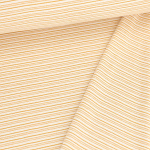 Yarn Dyed Stripes Mustard Organic French Terry