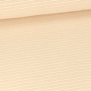 Yarn Dyed Stripes Mustard Organic French Terry