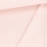 Yarn Dyed Stripes Pink Organic French Terry