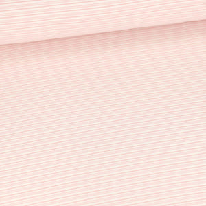 Yarn Dyed Stripes Pink Organic French Terry