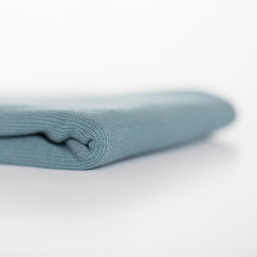 Rib Knit, Stormy Weather Blue