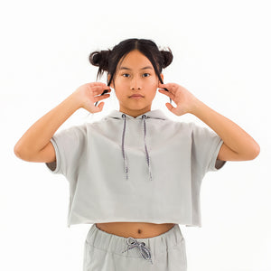 Rib Knit, Glacier Gray