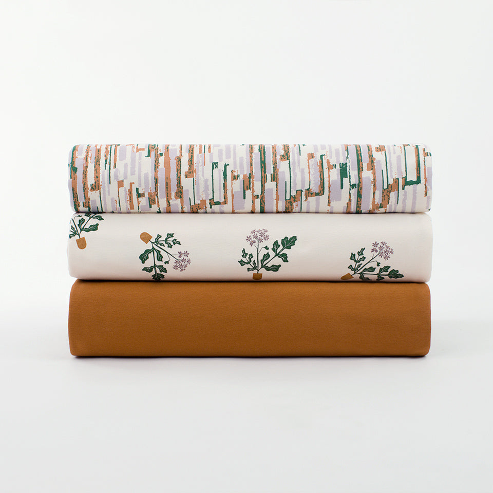 Laundry Days French Terry, Bridal Blush Beige