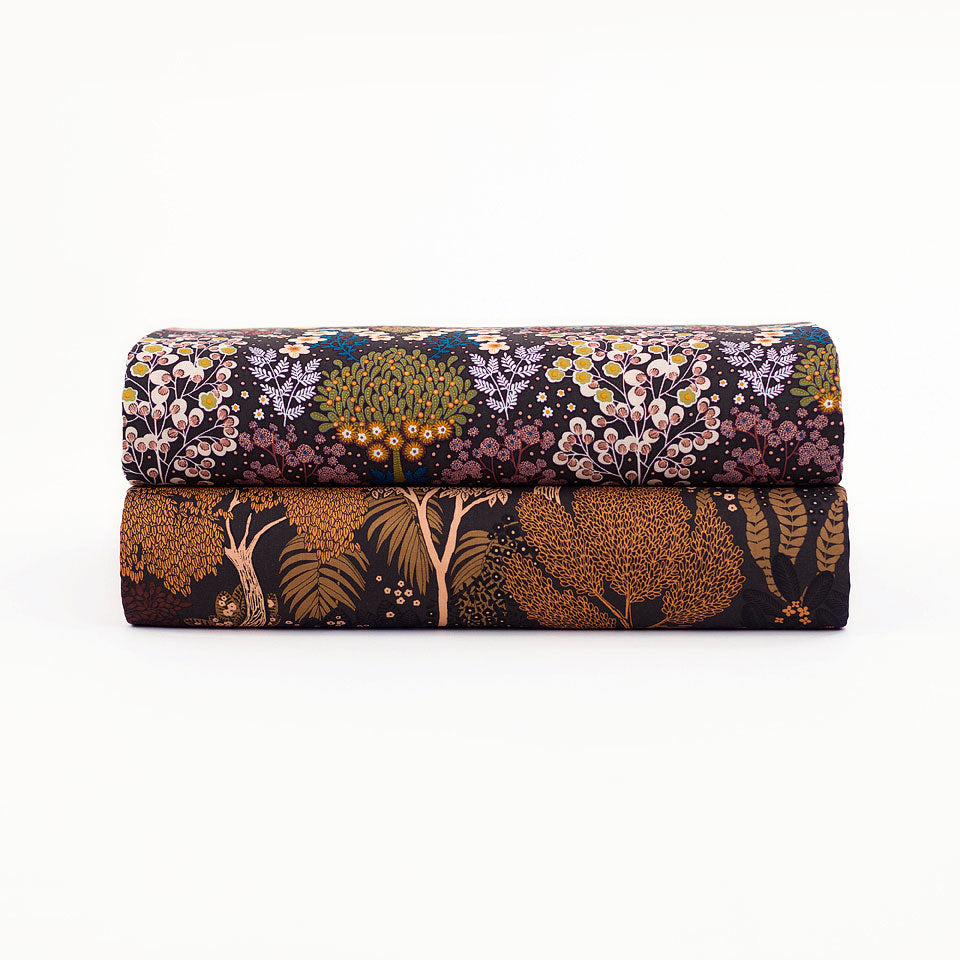 Parkside Woven Viscose, Licorice Gray
