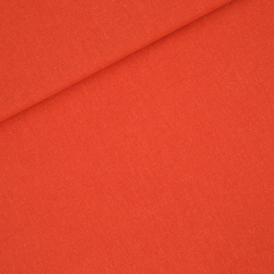 Linen Viscose, Fiesta Red