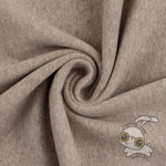 Melange Beige Ribbing, 240 gsm