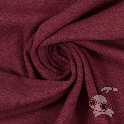 Melange Bordeaux Ribbing, 240 gsm