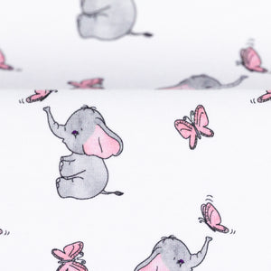 
            
                Load image into Gallery viewer, Elephants and Butterflies Jersey, White
            
        