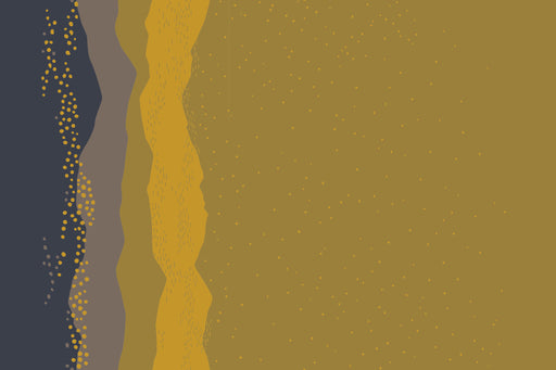 Endless Sky French Terry Rapport, Midnight-Goldenrod