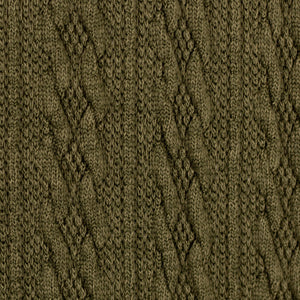 Carmen Sweater Knit, Khaki Green