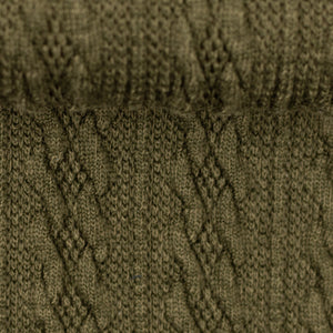 Carmen Sweater Knit, Khaki Green