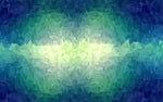 Polygon Gradient Jersey RAPPORT, Blue-Green