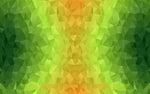 Polygon Gradient Jersey RAPPORT, Green-Yellow