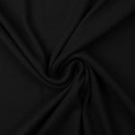 Black Ribbed Knit