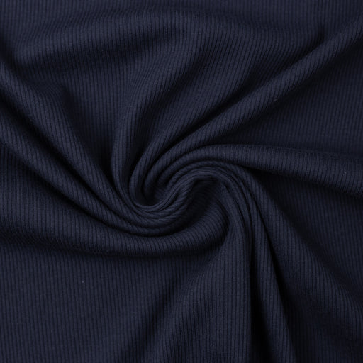 Navy Ribbed Knit