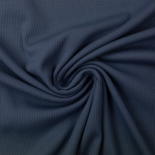 Night Blue Ribbed Knit