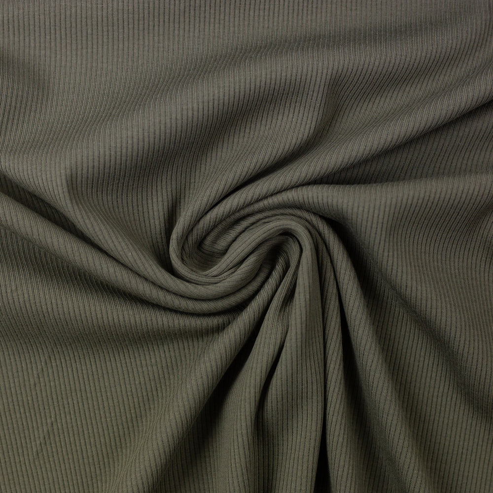 Khaki Ribbed Knit