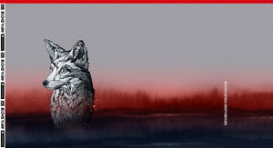 
            
                Load image into Gallery viewer, Sunset Wolf French Terry Rapport, Red
            
        