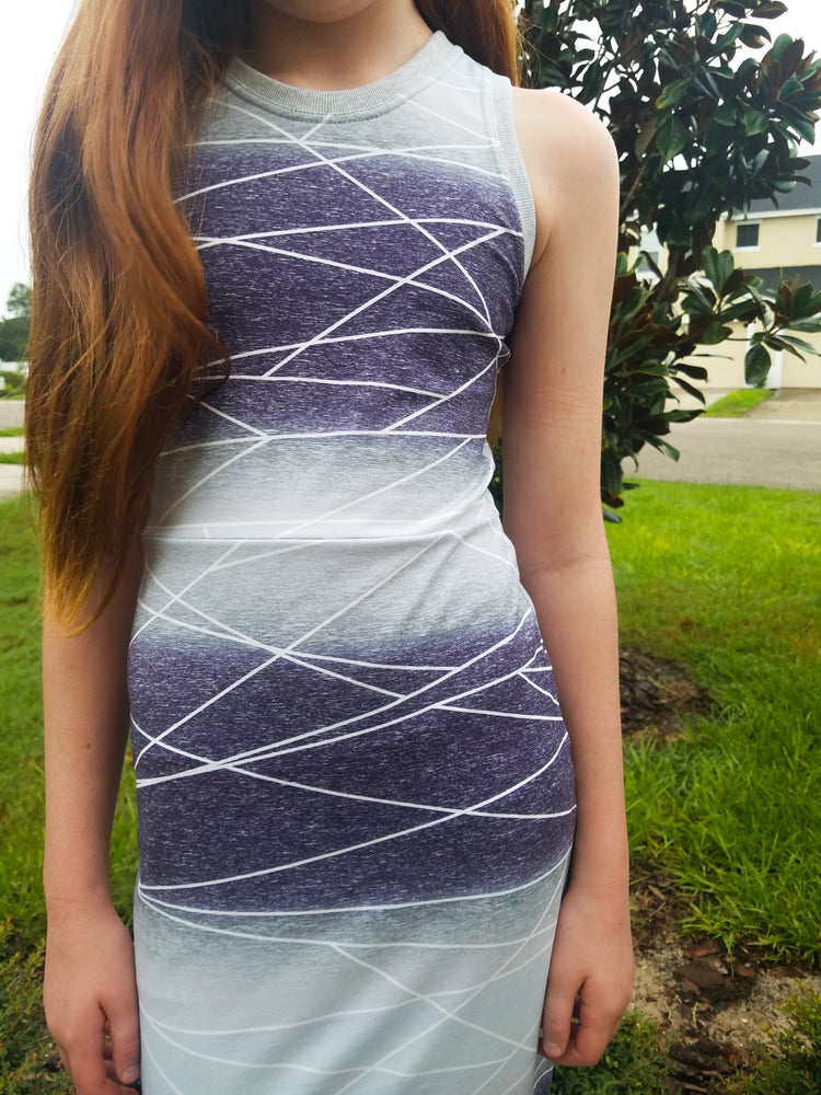 Gradient Shapelines Jersey, Ibiza by mamasliebchen