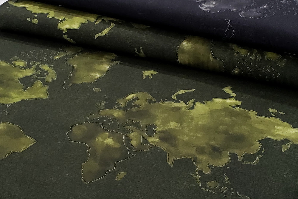 
            
                Load image into Gallery viewer, We Are The World Organic Jersey, Olive-Green by Selia
            
        