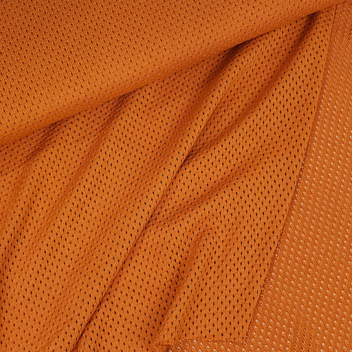 "Check Point" Knitty Air Organic Sweater Knit, Orange by Albstoffe