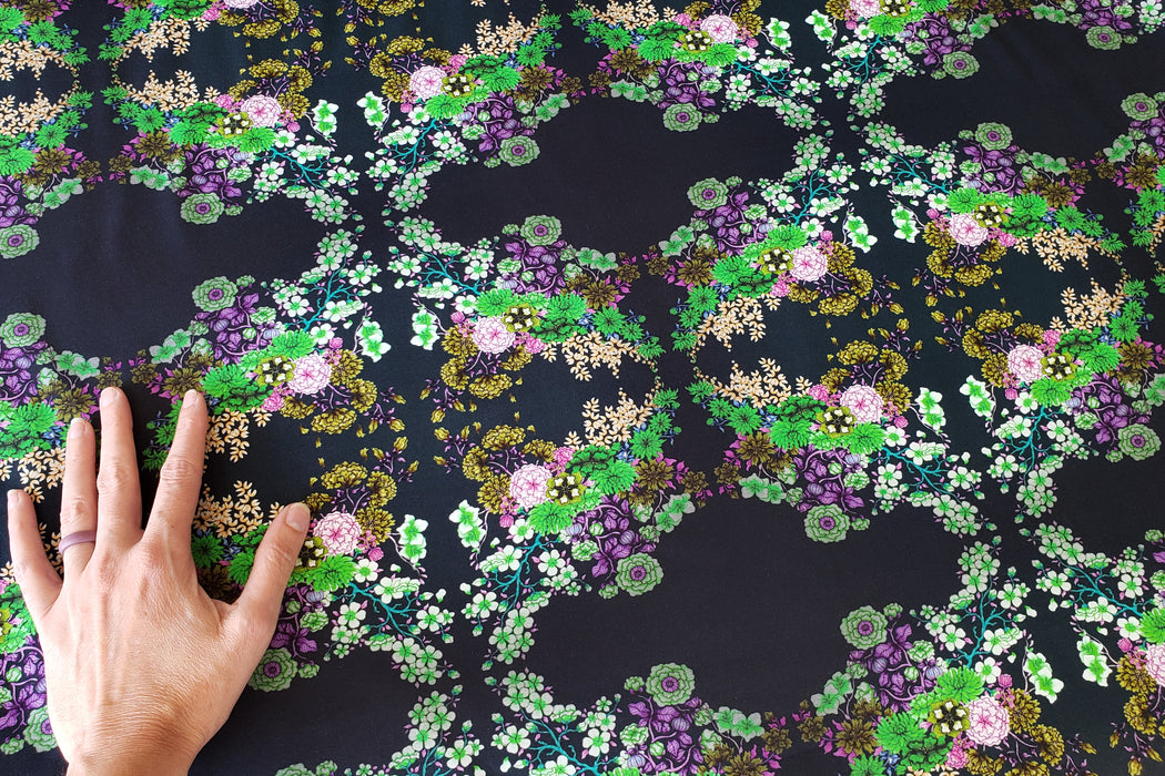 Kaleidoscope Organic Jersey, Green by Znok Design