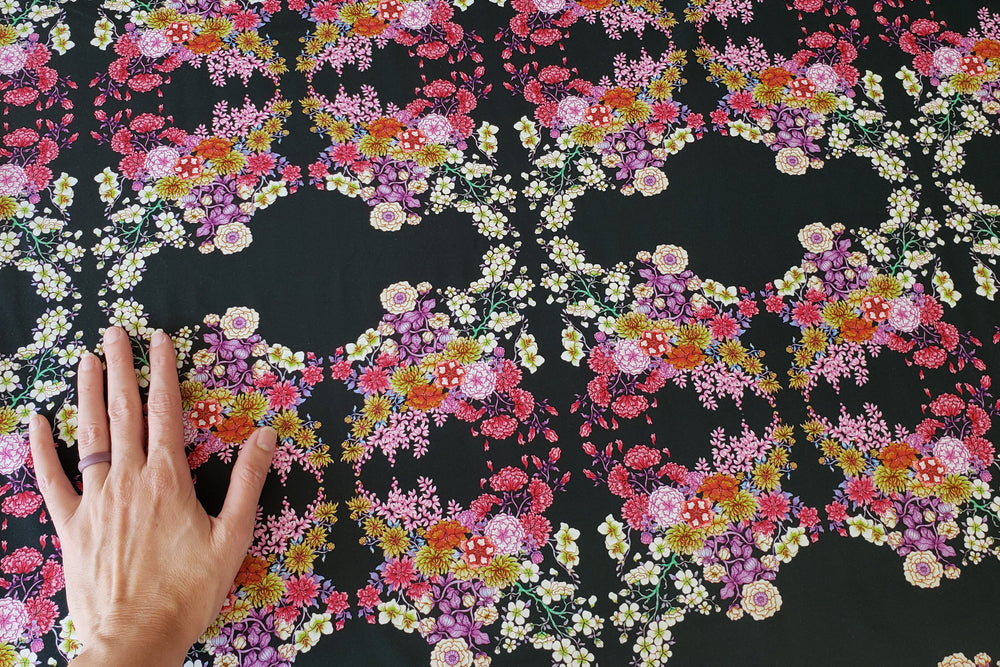 
            
                Load image into Gallery viewer, Kaleidoscope Organic Jersey, Pink by Znok Design
            
        