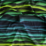 Wavy Stripes Jersey, Green-Black by Swafing