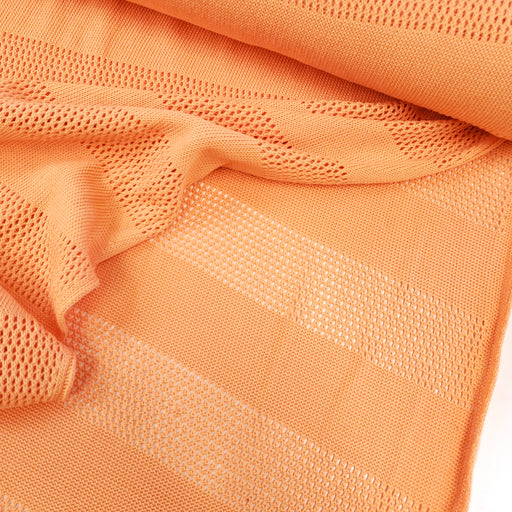 Bliss Stripe Knitty Organic Jacquard, Col 3: A86 Peach