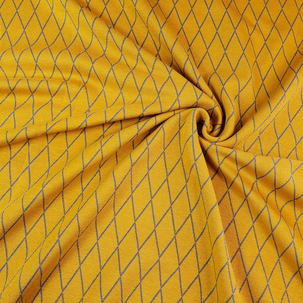 Cozy Collection Diamond Jacquard, Mustard